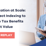 Orion and Merit Financial Advisors discuss how direct indexing creates personalized, tax-efficient portfolios and scales value for wealth management clients. Let me know if you'd like a variation that highlights customization, technology, or advisor benefits.
